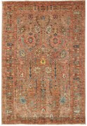 Samarkand Tappeto orientale 130x180 Marrone (Pakistan) Annodato A Mano