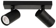 ITALUX SPL-2813-2B-BL - Faretto LACONI 2xGU10/35W/230V nero
