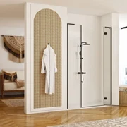 Porta doccia Rea Hugo 110 Black