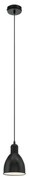 Eglo 55243 - Lampada a sospensione PRIDDY su cavo 1xE27/60W/230V, nera