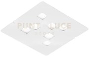 Giselle p/g - plafoniera colore bianco 7 luci attacco gx53 54cm
