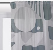 Tenda Shapes grigio, passanti nascosti 140x290 cm
