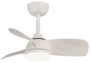 Ventilatore da soffitto Beach bianco, Ø 71 cm, CCT, dimmerabile, INSPIRE IP20