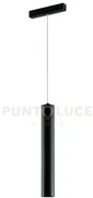 Sospensione davinci tubo nero led 48v 5w 500lm 3000k 30x16,1x6cm da...