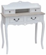 LOR - Scrittoio con 4 cassetti in legno di paulownia