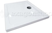 Piatto Doccia 70x90 in acrilico Raincril Completo Di Piletta Bianco lucido Olympos