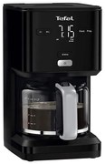 Tefal - Caffettiera a goccia con display LCD 1000W/230V nero