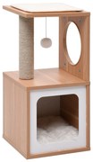 Albero per gatti con tappeto tiragraffi in sisal 60 cm