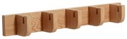 Attaccapanni in legno di quercia naturale Nomad - Hübsch