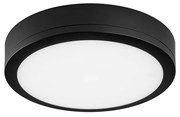 LED2 - Plafoniera LED da esterno con sensore KERY LED/18W/230V IP65 nero
