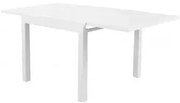 Tavolo Hawaii allungabile in alluminio - 90/180 x 90, Bianco