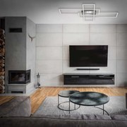 Plafoniera LED Frame argento IP20