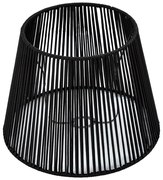 Paralume da esterno con corda nera IP54 40/28/30 - Jayla