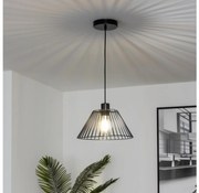 Brilagi - Lampadario LED a sospensione su cavo CERIA WIRE, 1xE27/40W/230V, Ø 30 cm, nero