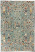 Samarkand Tappeto 200x290 Grigio (Pakistan) Annodato A Mano