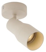 Faretto da soffitto moderno beige GU10 Ø50mm - Stanley