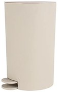 Pattumiera bagno 3 Lt beige con apertura a pedale Orbix