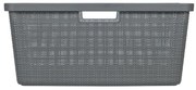 Cesto portabiancheria grigio , 46 l Jute - Curver