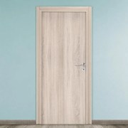 Porta battente Brush rovere L 60 x H 210 cm reversibile