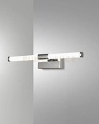 Ago applique cromo da specchio a led 3000k - 8w - 480 lm l.33,5cm ip44