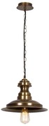 Lampadario a sospensione su cavo SIVANI 1xE27/40W/230V bronzo