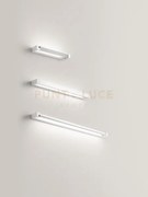 Applique in metallo verniciato bianco sway 70cm led 23w cct 3000k 4...