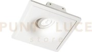 Zephyr faretto da incasso in gesso verniciabile ip20 1 luce attacco...