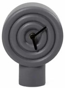 Orologio da tavolo in ceramica 16 cm 1xAA grigio