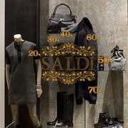 Saldi cornice | Vetrofania