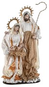 Presepe di Natale Home ESPRIT Bianco Dorato 48 x 28 x 96 cm