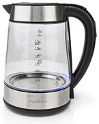 Nedis KAWK320EGS - Bollitore 1,7 L 2200W/230V