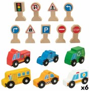 Playset di Veicoli Woomax 15 Pezzi (6 Unità)