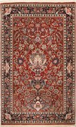 Isfahan Tappeto 100 x 160 Blu (Iran) Annodato A Mano
