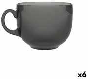 Tazza Luminarc Alba Grigio Vetro 500 ml (6 Unità)