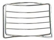 Portasapone in filo metallico 9x11,9 cm cromo lucido