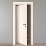 Porta tamburata rototraslante Catbird beige L 70 x H 210 cm sinistra