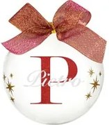 Pallina natale con nome Pietro 10cm