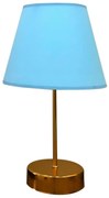 Lampada da tavolo 1xE27/60W/230V blu/rame