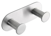 Appendiabiti 11,5x4,5 cm acciaio inox/argento