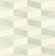 Mutina Azulej Cubo Piastrella Smaltata Cm 20x20 Gres Porcellanato Bianco