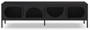Mobile TV nero 180x50 cm Tayra - Marckeric