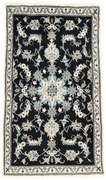 Nain Tappeto 150x90 Blu (Iran) Annodato A Mano
