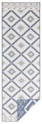 Tappeto da esterno blu e crema , 350 x 80 cm Malibu - NORTHRUGS
