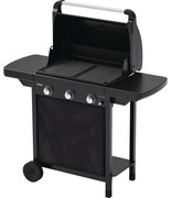 Grill a gas compatto 3 LD 3 bruciatori in acciaio con accensione piezo