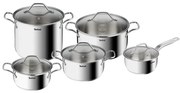 Set di pentole in acciaio inox 10 pezzi Intuition - Tefal