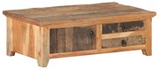 Tavolino da caffè 90x50x35 cm in legno massello di recupero