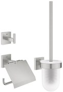 GROHE 41123DC0 - Set di accessori START CUBE in acciaio inox
