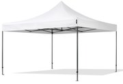 TOOLPORT 4x4 m gazebo pieghevole, PREMIUM acciaio, bianco - (600102)