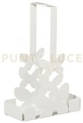 Porta bicchieri butterfly bianco