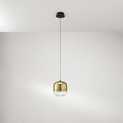 Vetro Borosilicato Contemporaneo Hunter Oro Specchiato D14